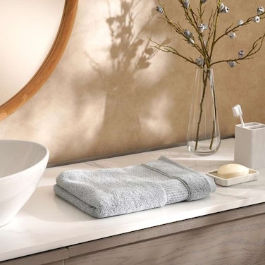 Pan Home Heavensoft 630 GSM Premium Turkish Cotton Zero Twist Hand Towel 50X90cm - Evening Blue