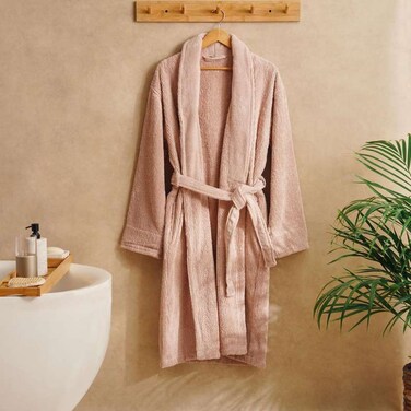 Pan Home Audrey Microcotton Bathrobe L/XL - Rose