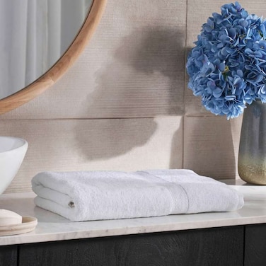 Pan Home Nova Essense 580 GSM Bath Towel 70X140cm - White