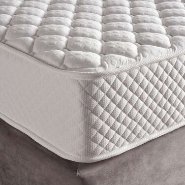 بان هوم بيوتيك فيرم قابل للدوران مصنوع من مادة اللاتكس الصلب عالية الكثافة 24 سم 100×200 - أبيض