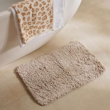 Pan Home Brisbane Microfiber Bathmat 40X60cm - Beige