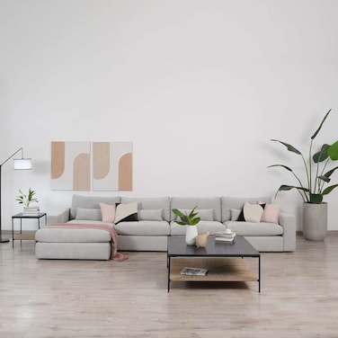 Pan Home Elliston Armless Sofa