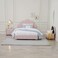 Pan Home Floral Princess Kids Single Bed 120X200cm