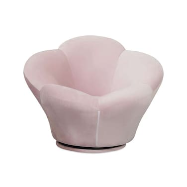 Pan Home Floral Princess Kids Seating Upholstered - Pink