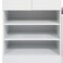 Pan Home Stens Shoe Rack 24 Pairs With Bench - White
