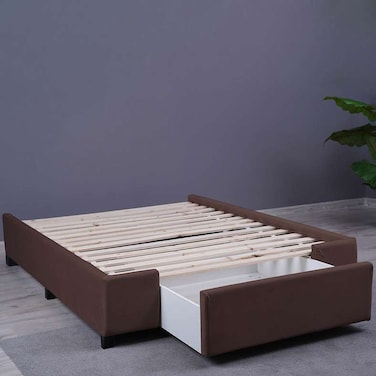 Pan Home Olympia Base Velvet Brown 160X200cm