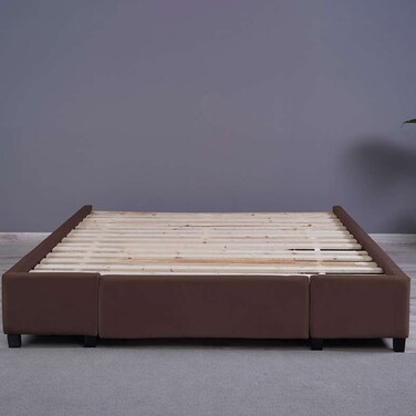 بان هوم أولمبيا قاعدة مخملية بنية 180×200 سم