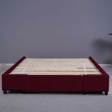 بان هوم أولمبيا قاعدة مخملية كستنائية 180×200 سم