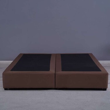 مقلاة هوم كاليبسو بيس مخمل بني 200×200 سم