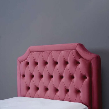 Pan Home Andromeda Headboard Velvet Pink L-100/H-125cm
