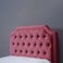 Pan Home Andromeda Headboard Velvet Pink L-100/H-125cm