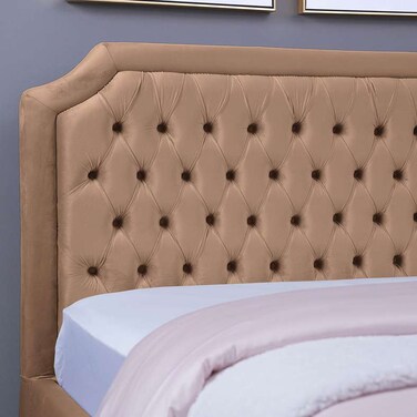 Pan Home Andromeda Headboard Velvet Gold L-160/H-125cm
