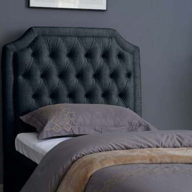 Pan Home Andromeda Headboard Chanel Dark Grey L-120/H-125cm