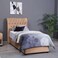 Pan Home Aurora Headboard Velvet Gold L-100/H-125cm