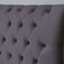 Pan Home Aurora Headboard Velvet Grey L-100/H-125cm