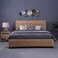 Pan Home Aurora Headboard Velvet Gold L-200/H-125cm