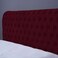 Pan Home Aurora Headboard Velvet Maroon L-200/H-125cm