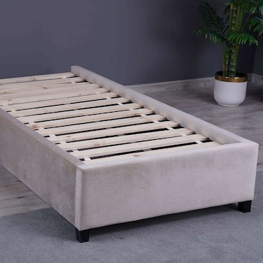 بان هوم جاليا قاعدة مخملية بيج 90×200 سم