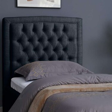 Pan Home Bianca Headboard Chanel Dark Grey L-90/H-125cm