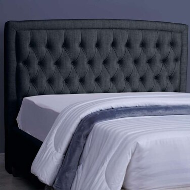 Pan Home Bianca Headboard Chanel Dark Grey L-140/H-125cm