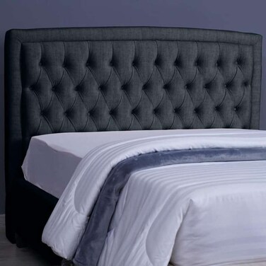 Pan Home Bianca Headboard Chanel Dark Grey L-150/H-125cm