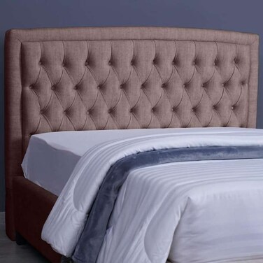 لوح رأس السرير بيانكا من بان هوم، لون شانيل، وردي، طول 160 سم/ارتفاع 125 سم