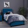 Pan Home Bianca Headboard Velvet Blue L-100/H-125cm