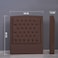 Pan Home Bianca Headboard Velvet Brown L-100/H-125cm