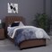 Pan Home Bianca Headboard Velvet Brown L-100/H-125cm