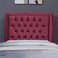 Pan Home Bianca Headboard Velvet Pink L-100/H-125cm