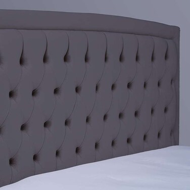 Pan Home Bianca Headboard Velvet Grey L-150/H-125cm