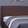 Pan Home Bianca Headboard Velvet Brown L-200/H-125cm