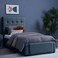 Pan Home Hermonia Headboard Chanel Teal L-120/H-125cm