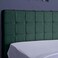 لوح رأس السرير هيرمونيا من بان هوم شانيل، لون أخضر زيتوني، طول 140 سم وارتفاع 125 سم