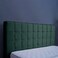 لوح رأس السرير هيرمونيا من بان هوم شانيل، لون أخضر زيتوني، طول 200 سم وارتفاع 125 سم