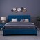 Pan Home Hermonia Headboard Velvet Blue L-200/H-125cm