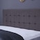 Pan Home Hermonia Headboard Velvet Grey L-200/H-125cm