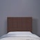 لوح رأس سرير هيرمونيا من بان هوم مخملي بني طول 100 سم وارتفاع 125 سم