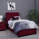 Pan Home Hermonia Headboard Velvet Maroon L-120/H-125cm
