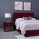 Pan Home Hermonia Headboard Velvet Maroon L-150/H-125cm