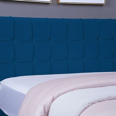 Pan Home Hermonia Headboard Velvet Blue L-160/H-125cm