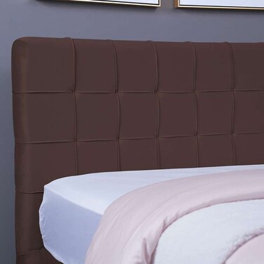 Pan Home Hermonia Headboard Velvet Brown L-160/H-125cm