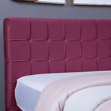 Pan Home Hermonia Headboard Velvet Pink L-160/H-125cm
