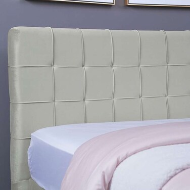 Pan Home Hermonia Headboard Velvet White L-160/H-125cm