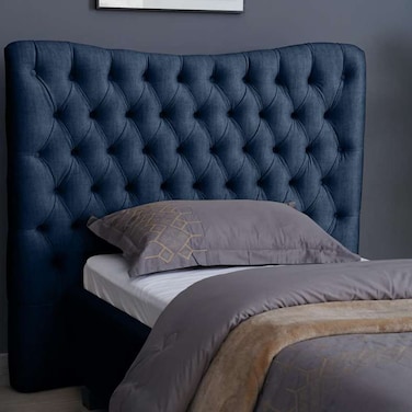 Pan Home Mars Headboard Chanel Navy Blue L-120/H-125cm