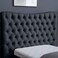 Pan Home Mars Headboard Chanel Dark Grey L-120/H-125cm
