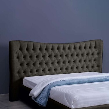 لوح رأس سرير مارس من بان هوم، شانيل، بني فاتح، طول 180 سم/ارتفاع 125 سم