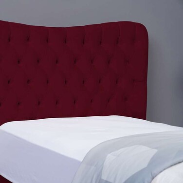 Pan Home Mars Headboard Velvet Maroon L-90/H-125cm