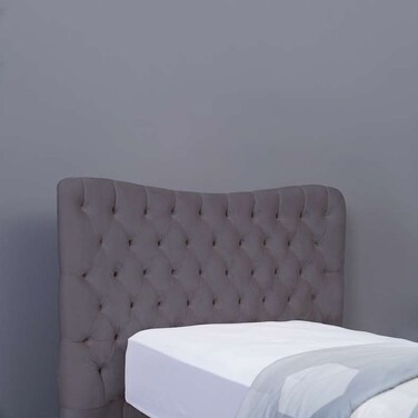 Pan Home Mars Headboard Velvet Grey L-100/H-125cm