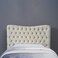Pan Home Mars Headboard Velvet White L-100/H-125cm